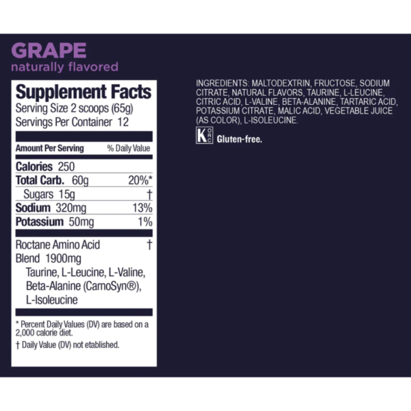 ENERGY DRINK MIX ROCTANE GU SABOR UVA